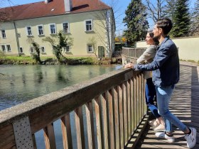 Ortsspaziergang Fischamend, Gutshof Rottner, Eingang Kleine Au, © Donau Niederösterreich, Neubauer