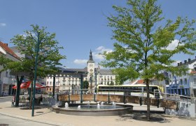 Hauptplatz Mistelbach, © Gemeinde Mistelbach / J. Dienbauer