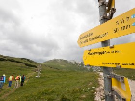 Abstieg Richtung Edelweißhütte, © ©Wiener Alpen, Foto: Martin Fülöp