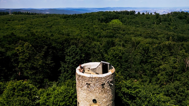 Wilhelmswarte auf dem Gipfel des Hochanningers, © Sascha Schernthaner_Wienerwald Tourismus